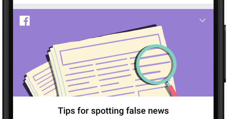 facebook tips for spotting false news