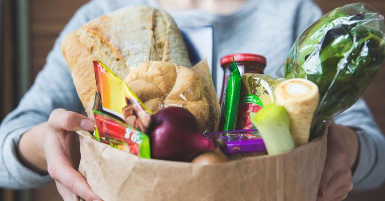 grocery being delivered instacart