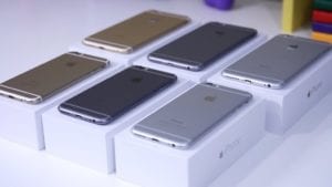 Apple iPhones used