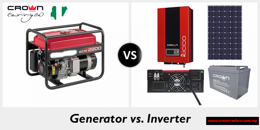 generator vs inverter Crown