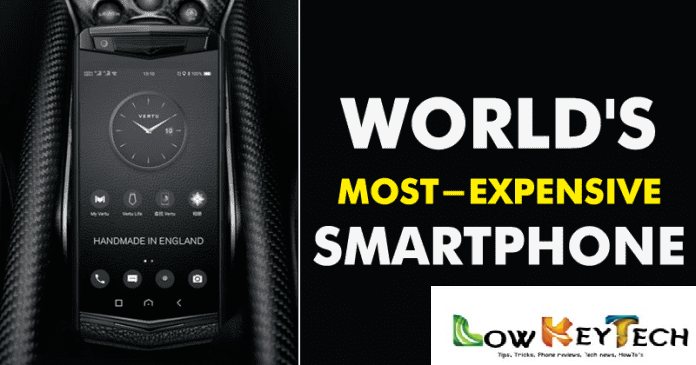 Meet The Worlds Most Expensive Android Smartphone