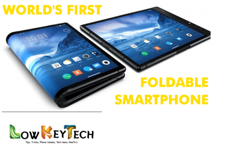 Meet The Worlds First Foldable Smartphone
