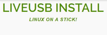 LiveUSB Install