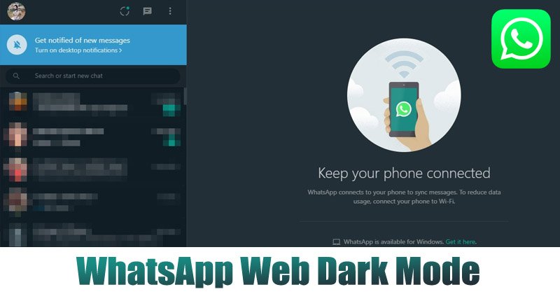 1590059792 How To Enable Dark Mode on WhatsApp Web Without any