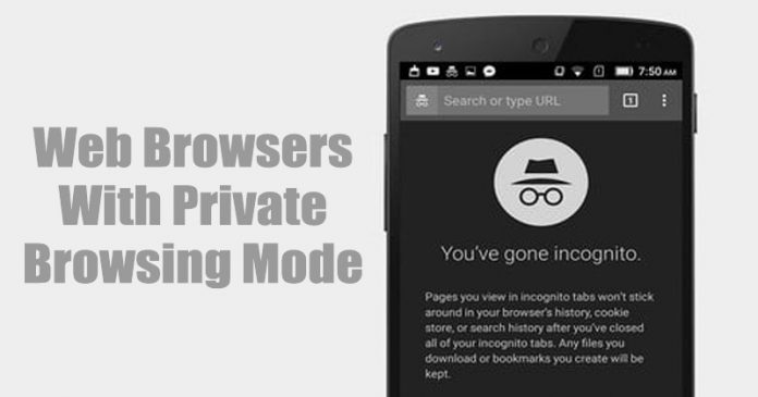 5 Best Android Web Browser With Private Browsing Mode