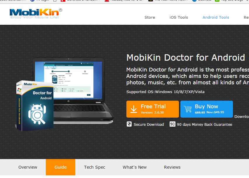 Download the Mobikin Doctor software