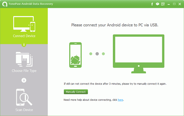 Download & install FonePaw Android Data Recovery
