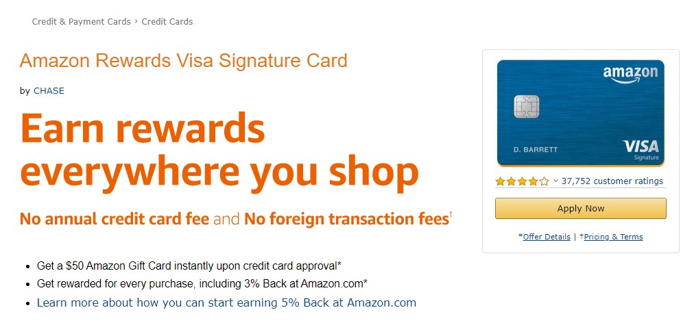 Prime Rewards visa credit card