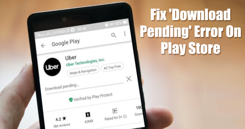 1593177404 How To Fix Download Pending Error On Google Play Store