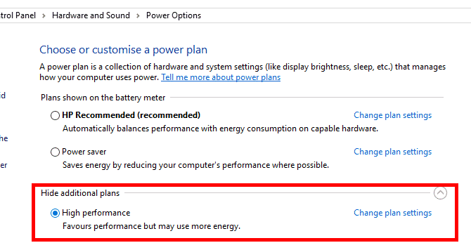 Adjust Your Computer’s Power Settings