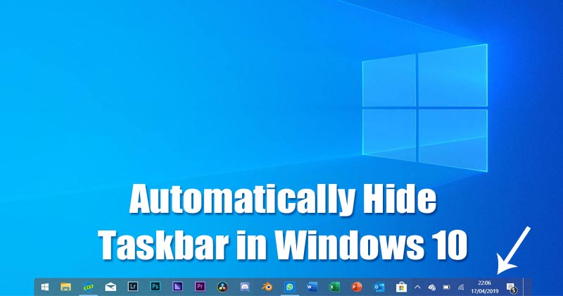 1593683278 How To Automatically Hide the Taskbar in Windows 10 PC