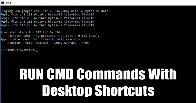 1593846095 How to RUN CMD Commands With a Desktop Shortcut on