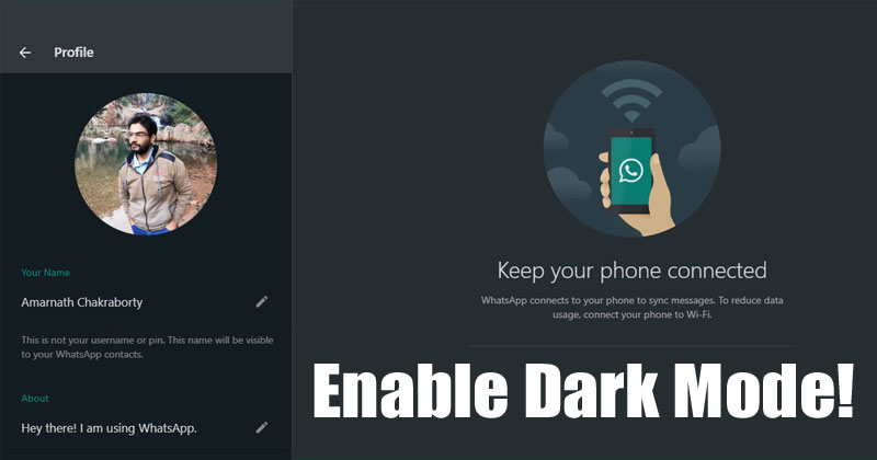 1594749394 How To Enable Dark Mode in WhatsApp Web Latest 2020