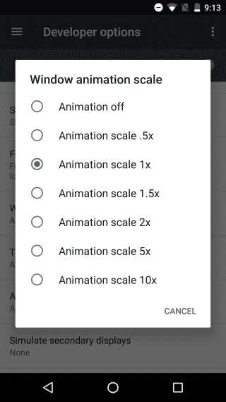Disable Animations & Transitions