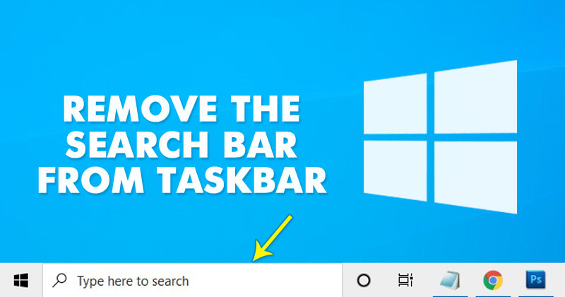 1595256508 How To Remove the Search Bar From Taskbar on Windows