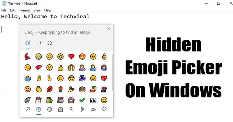 1596141589 How To Open The Hidden Emoji Picker in Windows 10
