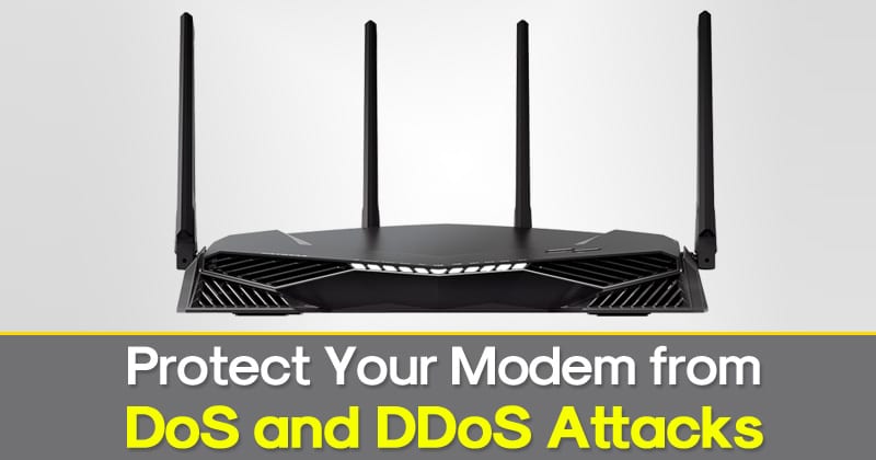 1596159748 How to Protect Your Modem from DoS and DDoS Attacks