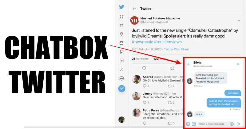 Twitters New Feature Makes Easier With Chat Box In Browser