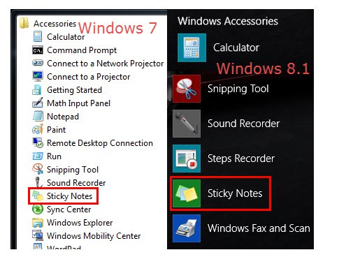 sticky notes windows 10