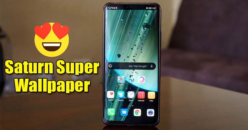 How To Get Mi 10 Ultras Saturn Super Wallpaper on