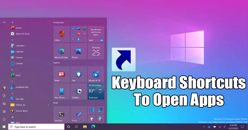 How to Create Keyboard Shortcuts To Open Softwares in Windows