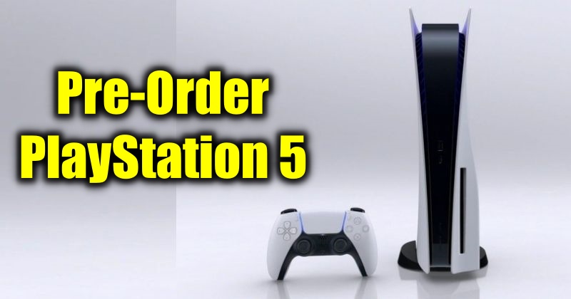 How to Pre order PS5 In My Country