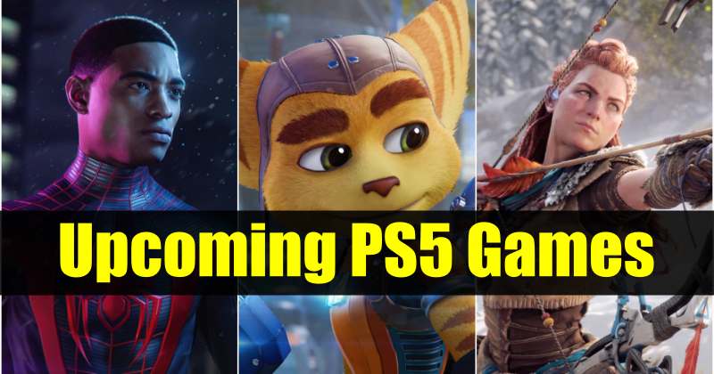 Upcoming PS5 Games Top 5 PS5 Games