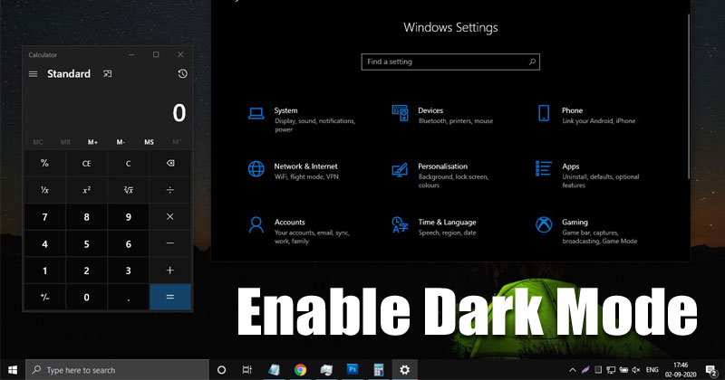 How To Enable Dark Mode in Windows 10 Computer
