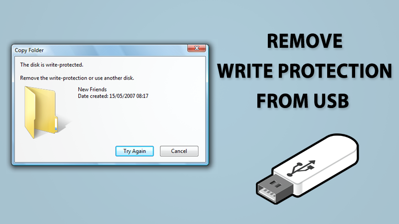 How To Remove Write Protection From USB or SD Card