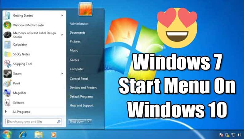 1604733739 How to Get the Classic Windows 7 Start Menu in