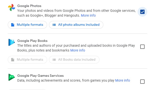 Select the 'Google Photos'