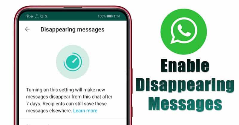 1605871619 How to Enable Use Disappearing Messages On WhatsApp