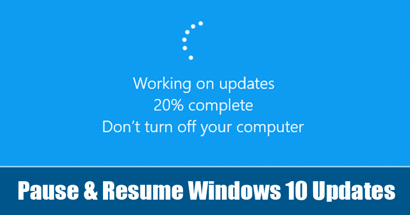 1606178650 How to Pause and Resume Windows 10 Updates
