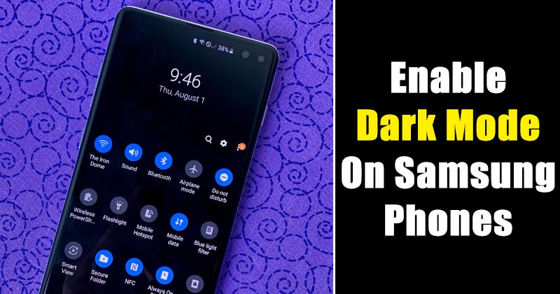 1606503734 How to Enable Dark Mode On Samsung Devices