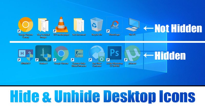 1614621840 How to Hide Unhide Desktop Icons On Windows 10