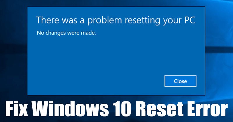 1615746504 How to Fix There was a problem resetting your PC