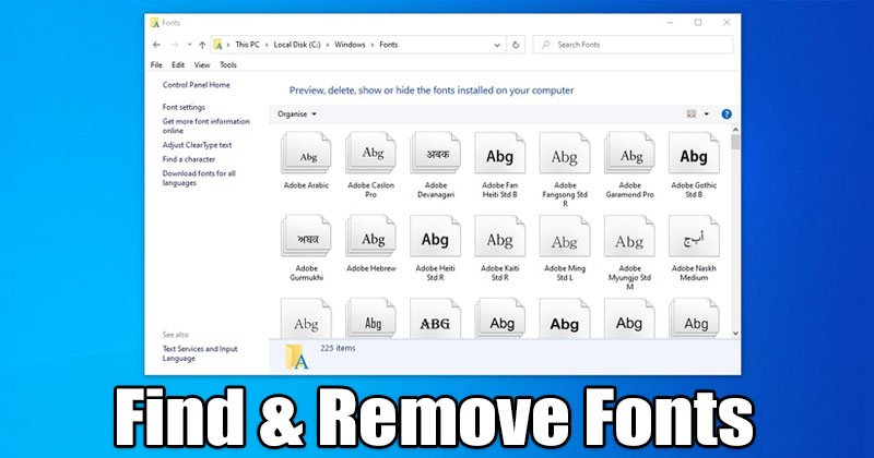 1615872961 How to Find Remove Fonts On Windows 10 Computer