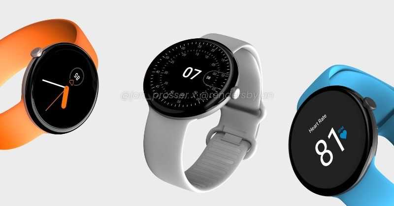 1618058818 Google Pixel Watch Leak Shows Round Design Might come with