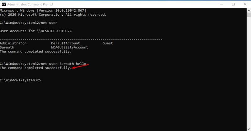 1618167192 751 How to Change Windows 10 Password via CMD Command Prompt