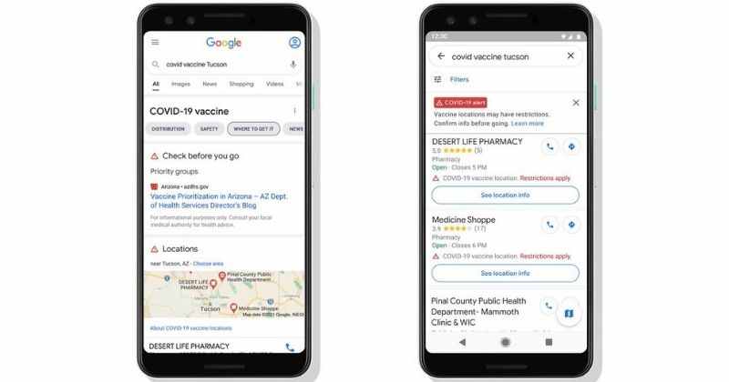 1618654753 Google Maps Search Now Shows Covid 19 Vaccination Locations