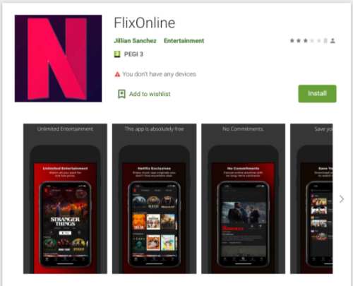 Beware of Android Malware FlixOnline App: Delete the App Right Now from your Device