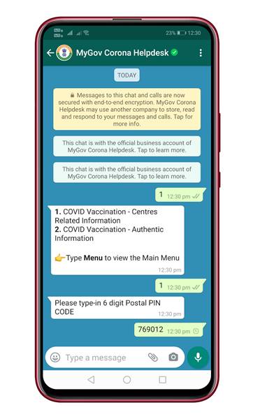 1621309878 212 How to Find COVID 19 Vaccination Details via WhatsApp
