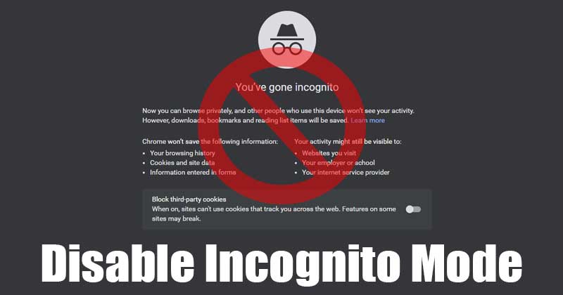 1621761371 How to Disable Incognito Mode in Google Chrome Browser