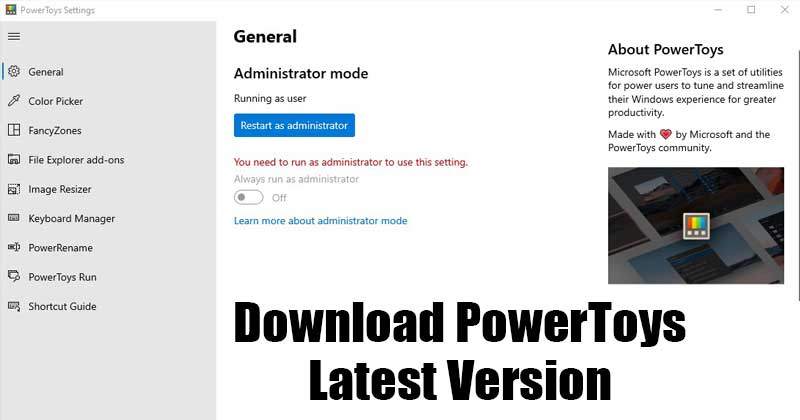 1621815561 Download PowerToys for Windows 10 Latest Version 0372