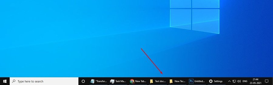 1621833626 630 How to Show Program Names On Windows 10 Taskbar