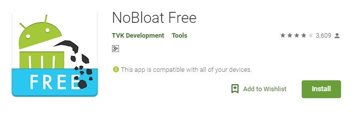 Using NoBloat For Android