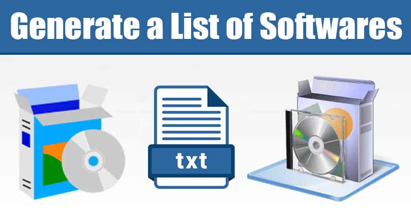 1622808728 How to Generate a List of All Software Installed on