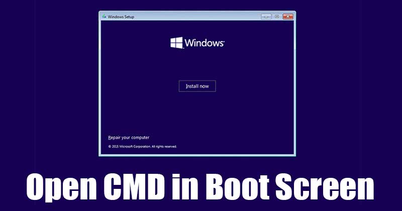 1623441059 How to Open CMD Command Prompt at Boot Screen in