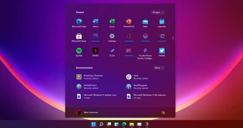 1623893502 Windows 11 Leaked Online New Start Menu Wallpapers