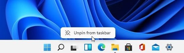 How to Remove Widgets from Windows 11 Taskbar